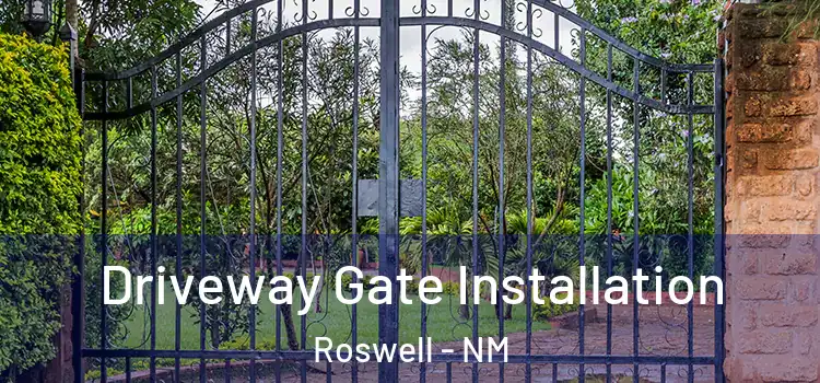 Driveway Gate Installation Roswell - NM